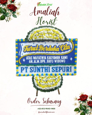 Papan Bunga Duka di Karangrejek
