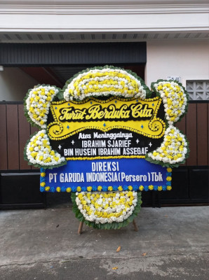 Papan Bunga Duka di Karangrejek
